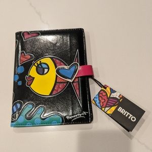 Romero Britto style passport holder
